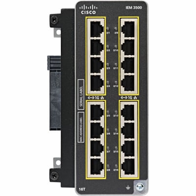 CISCO IE3500 W/ 16 GE COPPER PORTS EXPANSION MODULE