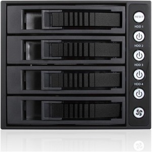 iStarUSA BPU-340MS Drive Enclosure for 5.25" - Mini-SAS Host Interface - Black