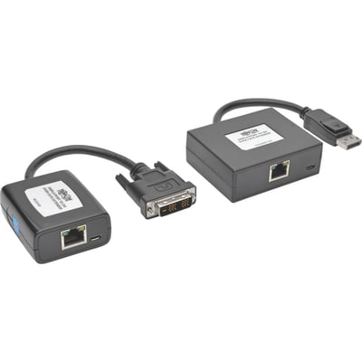 Tripp Lite by Eaton DisplayPort to DVI over Cat5/6 Active Extender Kit Pigtail Transmitter/Receiver for Video/Audio 125 ft. (38 m)