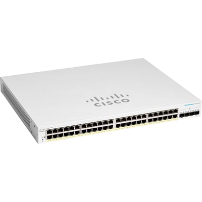 CBS220 SMART 48-PORT GE, POE, 4X10G SFP+