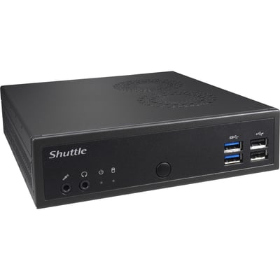 Shuttle XPC slim DH02U Barebone System - Slim PC - Celeron 3865U 1.80 GHz