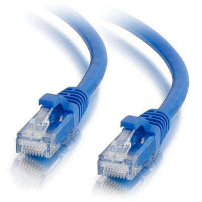 C2G 3ft Cat6a Snagless Unshielded (UTP) Ethernet Cable - Cat6a Network Patch Cable - Blue