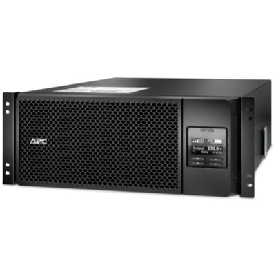 APC Smart-UPS On-Line, 6kVA/6kW, Rackmount 4U, 230V, 6x C13+4x C19 IEC outlets, Network Card+SmartSlot, Extended runtime, W/ rail kit, Marine