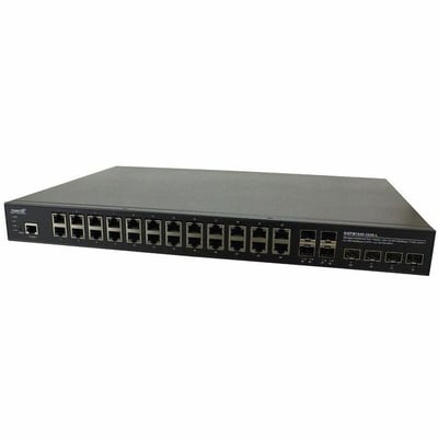 MANAGED HARDENED POE+ SWITCH (24) 10/100/1000BASE-T POE+ (4)