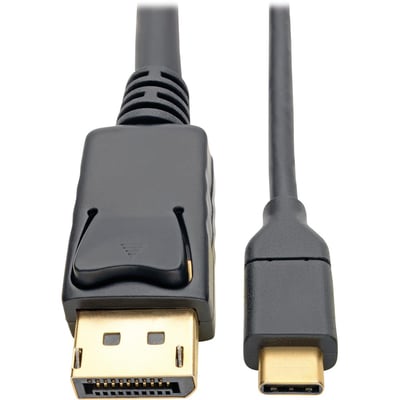 Tripp Lite by Eaton USB C to DisplayPort Adapter Converter Cable, 4K @ 60Hz, Thunderbolt 3, , USB Type C, USB-C, USB Type-C, 3ft 3'