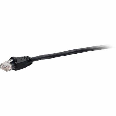QS 75FT/22.8M BLK BOOTED C6 UTP CM TAA