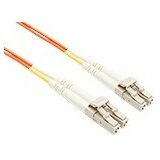 2 METER LC-LC OM1 1GIG FIBER OPTIC CABLE, ORANGE, OFNR, 62.5/125 FIBER, MULTIMOD