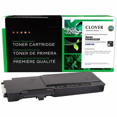 Clover Imaging Remanufactured High Yield Black Toner Cartridge for Xerox 106R02228