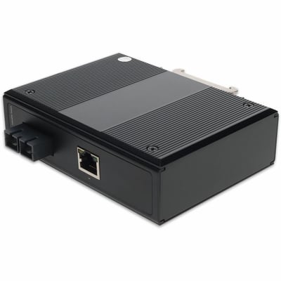 AddOn 10/100Base-TX(RJ-45) to 100Base-LX(SC) SMF 1310nm 20km Industrial Media Converter POE (15W)