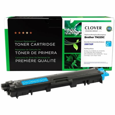 Clover Imaging Remanufactured High Yield Cyan Toner Cartridge for Brother TN225