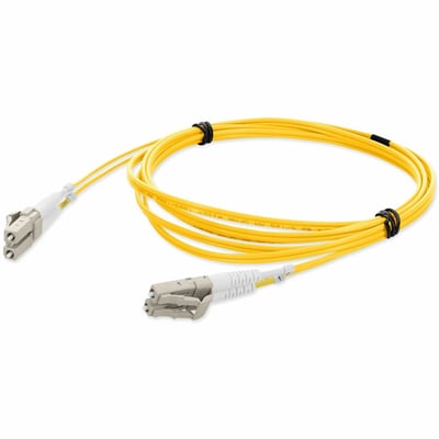 AddOn 1m LC to LC Yellow OM1 Duplex OFNR (Riser-Rated) TAA MMF Fiber Patch Cable