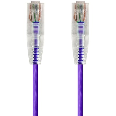 SLIMRUN CAT6 UTP CABLE-5FT PURPLE