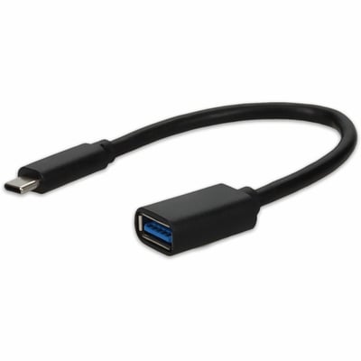AddOn 5-Pack of USB 3.1 (C) Male to USB 3.0 (A) Male Black Adapters
