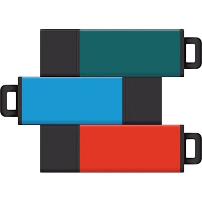 Centon 8GB USB 2.0 Pro2 3Pk (Teal, Aqua, Orange)