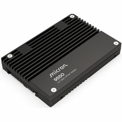MICRON 9550 MAX 6400GB NVME U.2 (15MM) ENTERPRISE SSD SINGLE PACK