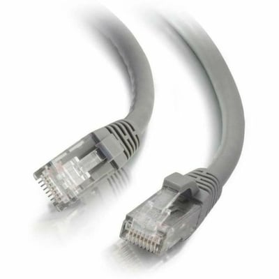 Quiktron 5Ft Q-Series Cat6A Snagless (UTP) Ethernet Network Patch Cable, CM Rated - Grey