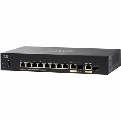 CISCO SG250-10P 10-PORT GIGABIT POE SWITCH REMANUFACTURED