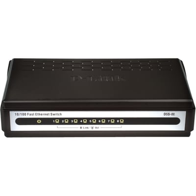D-Link DSS-8E 8 Port 10/100 Desktop Switch