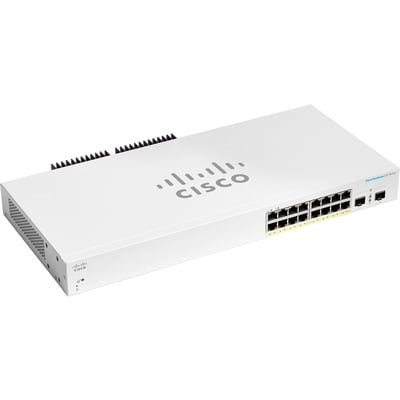 CBS220 SMART 16-PORT GE, POE, 2X1G SFP REMANUFACTURED