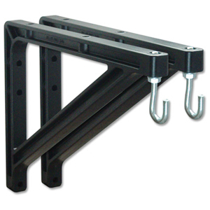 Draper 10"/14" Non-Adjustable Wall Bracket