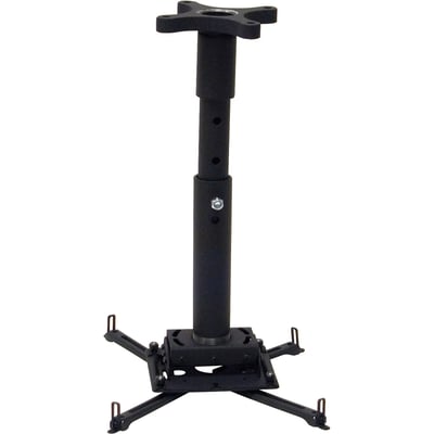 Chief RPA Universal Projector Kit - Includes Ceiling Projector, 6-9" Extension Column, and Ceiling Plate - Black