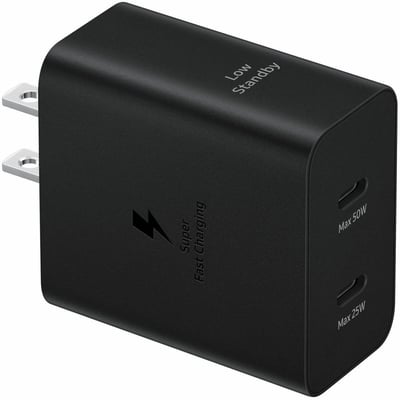 50W DUO TA 5A USB-C CABLE BLACK