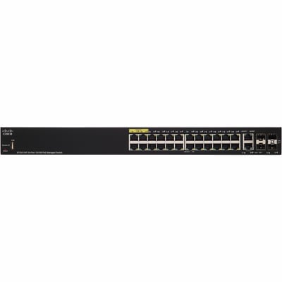 CISCOSF350-24P 24-PORT10/100POEMANAGEDSWITCHREMANUFACTURED