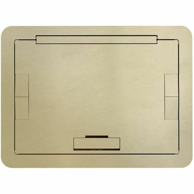 Wiremold Evolution Series EFB6, EFB8, EFB10 Floor Box Flush Style Cover with Solid Lid