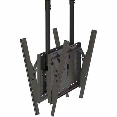 BACK-TO-BACK CEILING MOUNT FOR EXTRA-LARGE DISPLAYS UP TO 98IN. W