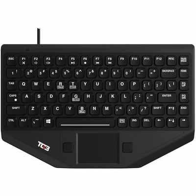 DESCRIPTION 83 KEY, BACKLIT, RUBBER, TOUCHPAD, USB, TWO CABLES, US