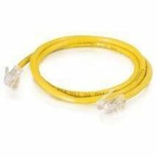 Quiktron Q-Series Patch Cords, CAT6, Non-Booted, Yellow, 75 FT
