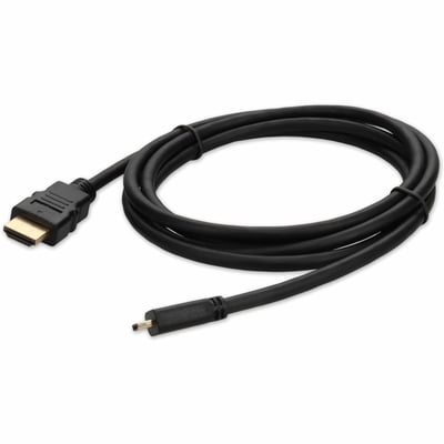 AddOn 5-Pack of 6ft HDMI 1.4 Male to Micro-HDMI 1.4 Male Black Cables For Resolution Up to 4096x2160 (DCI 4K)