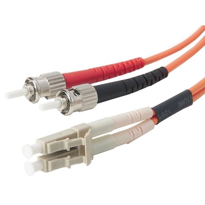 BELKIN FIBER OPTIC CABLE; MULTIMODE LC/ST DUPLEX MMF, 62.5/125 - BELKIN MULTIMOD