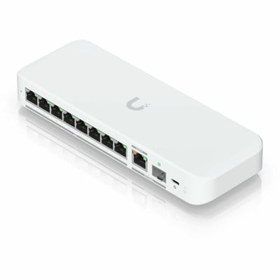 FLEXIBLE 8PORT 2.5 GBE SWITCH WITH A 10 GBE RJ45/SFP+ COMBINATION