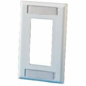 Ortronics Stylistics Plastic Cover Plate, Single Gang