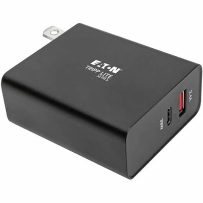 Eaton Tripp Lite Series Dual-Port USB Wall Charger with PD Charging - USB-C (39W) & USB-A (5V 2.4A/12W)