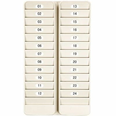 Pyramid 500-24 24-Pocket Employee ID Badge Rack