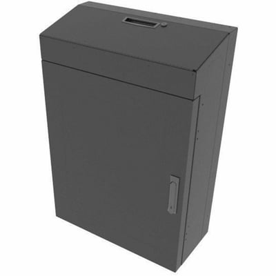 Middle Atlantic 6RU Low-Profile Vertical Wall Mount with Solid Top