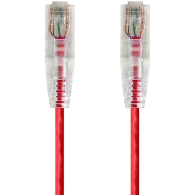SLIMRUN CAT6 UTP CABLE-2FT RED