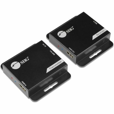 HDMI OVER CAT6 EXTENDER 60M 1080P POC METAL HOUSING