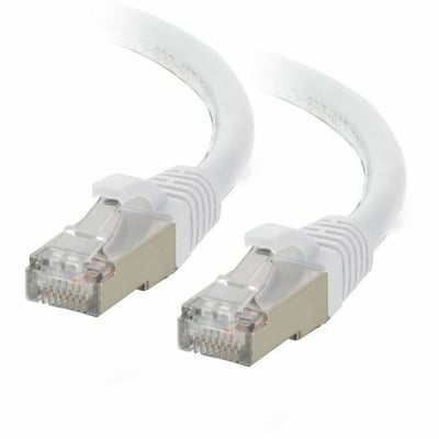 6FT/1.8M CAT6A SNAGLESS STP CABLE-WHT