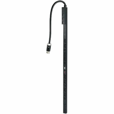 APC NetShelter Metered Rack PDU, Zero U, 14.4kW, 208V, 24 C13, 4 C19, 2 NEMA L6-30R outlet