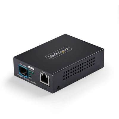 10GBE MULTI-GIGABIT SFP+ - FIBER MEDIA CONVERTER TAA