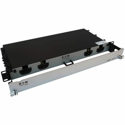 Tripp Lite by Eaton Preloaded Fiber Panel 1U - 2x (12F MTP/MPO-APC to 4x LC Duplex F/M) 8F Trunk Cables OS2 Singlemode 20 m (65.6 ft.)