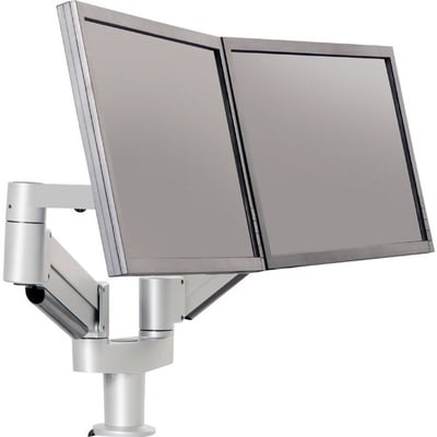 DUAL 7000-800 SERIES ARM ASSEMBLY WITH DOUBLE MOUNT. SUPPORTS TWO MONITORS (10-2
