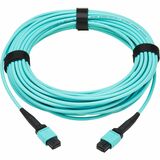 40/100/400G MMF 50 OM3 FIBER CABLE 8F MPO/MPO-PC F/F TYPE-A