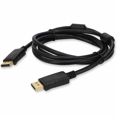 6FT M/M DISPLAYPORT 1.2 BLACK WITH CHOKE CABLE 4K 60HZ
