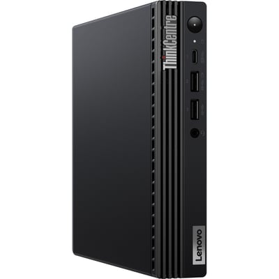 Lenovo ThinkCentre M70q Gen 3 11T3000HUS Desktop Computer - Intel Core i5 12th Gen i5-12400T - 8 GB - 128 GB SSD - Tiny - Black