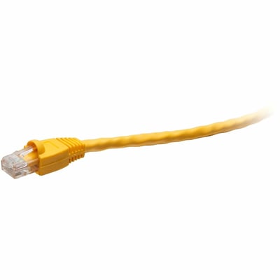 QS 25FT/7.6M YLW BOOTED C6 UTP CM TAA