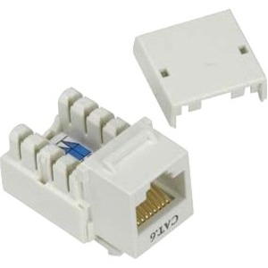 CAT.6 RJ-45 KEYSTONE JACK IS 8-POSITION 8-CONDUCTOR (8P8C) AND DESIGNED FOR COMP